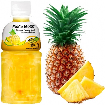 Napój Smak Ananas z Nata De Coco 320ml MOGU MOGU