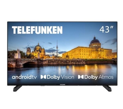 Telewizor LED Telefunken 43UAG8030 43" 4K UHD HDR Android TV