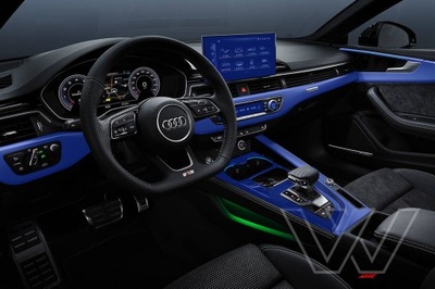 PELÍCULA DE PROTECCIÓN PPF PARA INTERIOR - AUDI A5 - PRZEZROCZYSTA PROTECCIÓN INTERIOR  