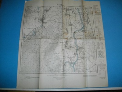 Mapa Proskau (Prószków) 1931 r