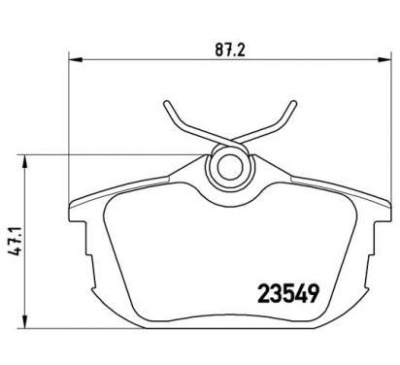Brembo гальмівні колодки гальмівні mitsubishi carisma фото №1