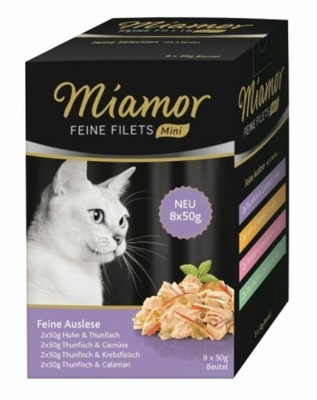 Miamor Feine Filets mini fileciki mix smaków 8x50g