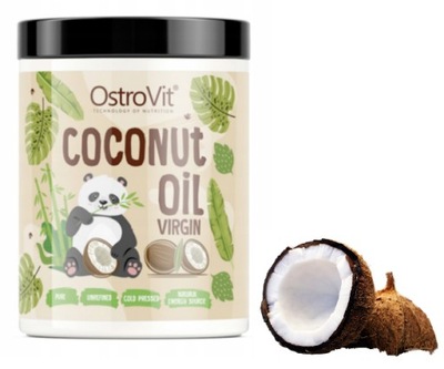 OstroVit OLEJ KOKOSOWY nierafinowany 900g COCONUT OIL