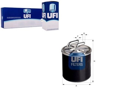 UFI FILTRO COMBUSTIBLES 05174056AA 05175598AA 5175598AA 7  