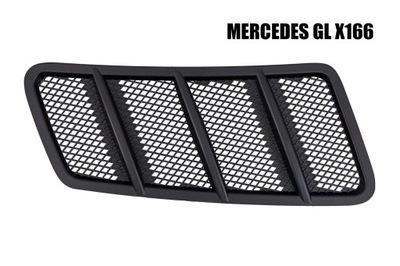 MERCEDES GL X166 2012-2015 GROTELĖS ĮLEIDIMO ORO VARIKLIŲ DANGČIAI DEŠINIOJI A1668800205 