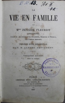 La vie en famille 1867 r.