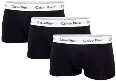 Czarne bokserki męskie Calvin Klein 3-pak L