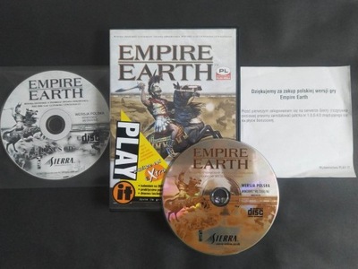 Empire Earth PC PL polska wersj WYDANIE ORYGINALNE