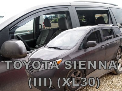 DEFLECTORES VENTANAS TOYOTA SIENNA 3 XL30 2010-2020 HEKO  