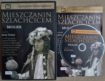 MIESZCZANIN SZLACHCICEM DVD ZŁOTA SETKA TEATRU TELEWIZJI MOLIER GRUZA