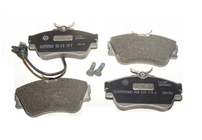 Гальмівні колодки гальмівні vw transporter 7d0698151g перед фото №1