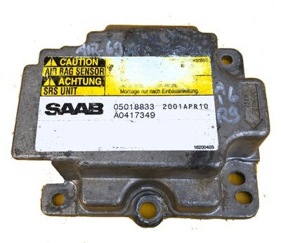 Блок керування подушка безпеки saab 05018833 2001apr10 фото №1