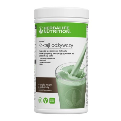 Herbalife Koktajl Formuła1 Mięta z Czekoladą 550g