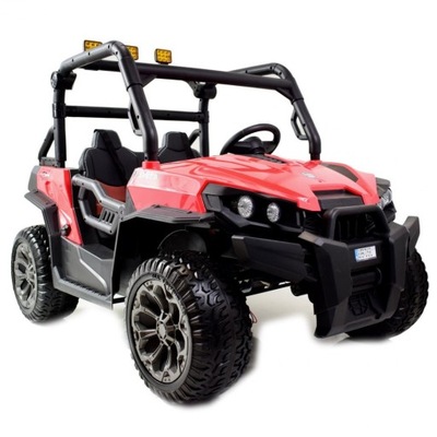 MEGA BUGGY UTV DLA 2 DZIECI, 4 SILNIKI, MIĘKKIE SI