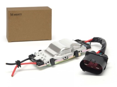 Блок управления модуль вентилятора audi a6 c6 короткий кабель левый фото №1