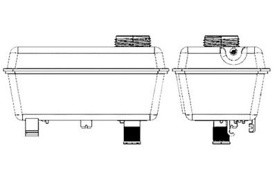 MAHLE TANK EXPANSION FLUID CHLODNICZEGO VOLVO 740 940 940 II  