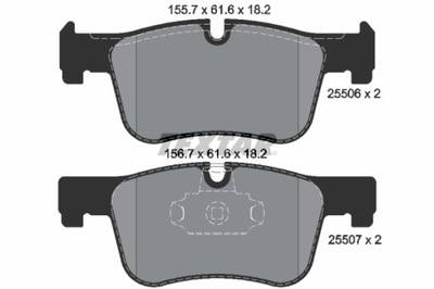 КОЛОДКИ HAM. BMW P. 1/3/4 10-