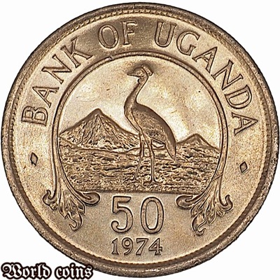 50 CENTÓW 1974 UGANDA