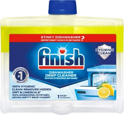 Finish Czyścik płyn do czyszczenia zmywarki środek do mycia lemon 250 ml