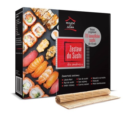 House of Asia Zestaw do sushi Premium dla 4-6 osób