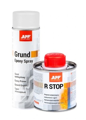 R-STOP ANTYKOROZYJNY +PAGRINDAS EPOKSYDOWY SPRAY APP 