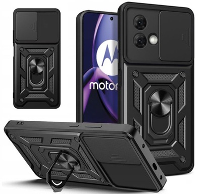 Etui Pancerne Case Ring Futeał Camshield Wallet do MOTOROLA MOTO G84 5G