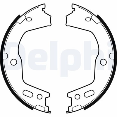 DELPHI LS2154 ZESATW ZAPATAS HAMULCOWYCH, HAMULEC AUTÓNOMO  