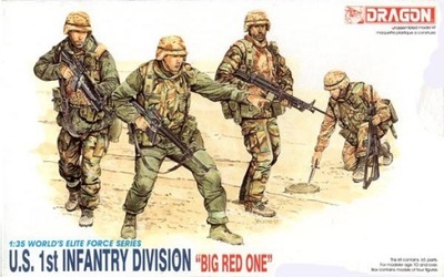 Dragon-3015 U.S. 1st Infantry Division Big Red One