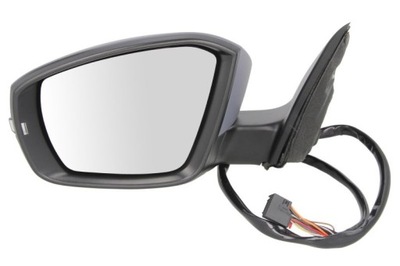 Дзеркало ліва elektry skoda octavia 13- 6 pin фото №1