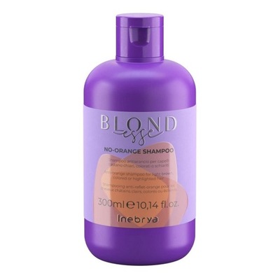 Inebrya Blondesse No-Orange Shampoo szampon do włosów jasnobrązowych farbowanych i rozjaśnianych 300ml