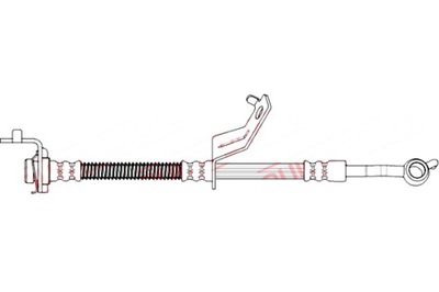 QUICK BRAKE CABLE DE FRENADO ELÁSTICO PARTE DELANTERA P KIA VENGA 1.4-1.6D  