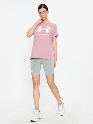 Under Armour T-Shirt Ua W Sportstyle Logo Ss 1356305 Różowy Loose Fit