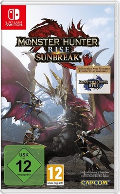 Monster Hunter Rise+Sunbreak PL Switch nowa od ręki MG