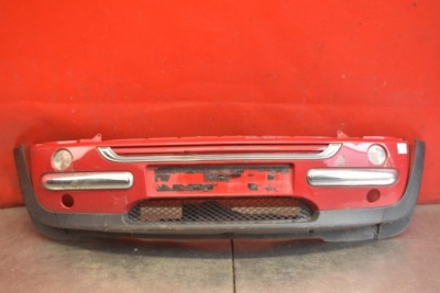 Бампер перед передний красный mini cooper one r50 2 ii 01-08 фото №1