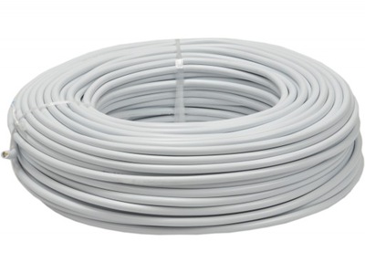 Przewód kabel warsztatowy OWY 5x1mm2 H05VV-F linka biały ELEKTROKABEL 500m