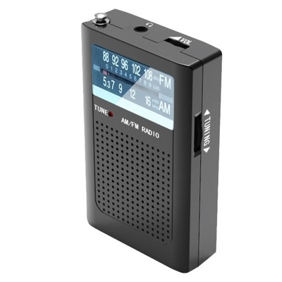 RADIO AM/FM MINI RADIO CYFROWE 2-PASMA STEREO