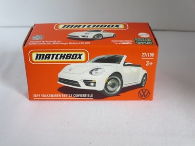 Matchbox 1:64 Power Grab - Volkswagen Beetle Conv