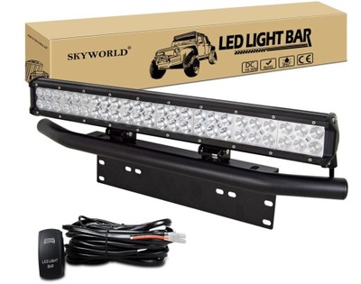 BRIDA SWIETLAL DIODO LUMINOSO LED CON AGARRADERO AL TABLICE 585 MM SKYWORLD 144 EN  