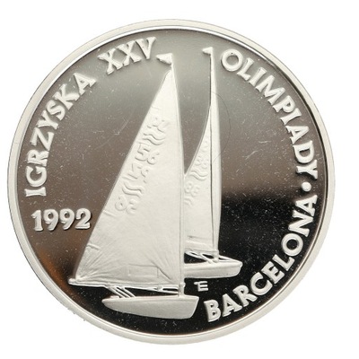 200.000 zł - Igrzyska XXV Olimpiady Barcelona Żaglówki - 1991 r