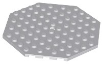 LEGO 89523 PŁYTKA 10x10 szara jasna LBG NOWA (11g)