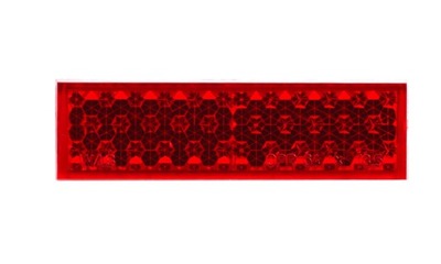 Відбивач світло відбивний червоний 2 штуки фото №1