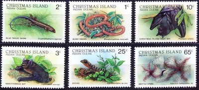 CHRISTMAS ISLANDS - 1991 - FAUNA ENDEMICZNA