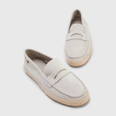 TOMMY HILFIGER ORYGINALNE ESPADRYLE SKÓRA 45