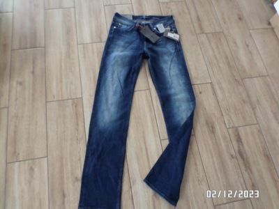 firmowe spodnie jeans-29/34-7 For All Mankind-M