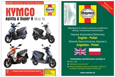 KYMCO AGILITY / SÚPER 8 50 125 (05-15) MANUAL REPARACIÓN HAYNES +GRATIS 24H  