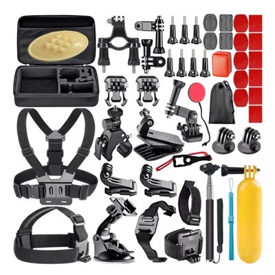 120 elementów do GoPro 6 7 8 9 10 HERO+Etui Twarde