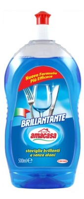 Nabłyszczacz do zmywarki 500 ml Amacasa włoski Brilliante