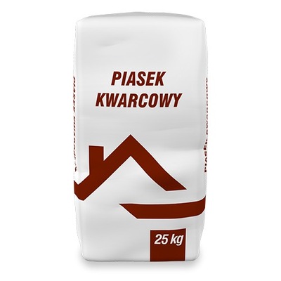 PIASEK KWARCOWY BIAŁY Tynkarski i Piaskowanie 25kg