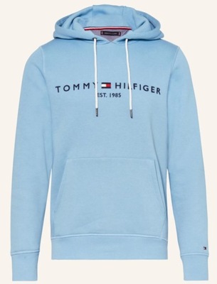 Bluza TOMMY HILFIGER 36/38 logo niebieska NOWA