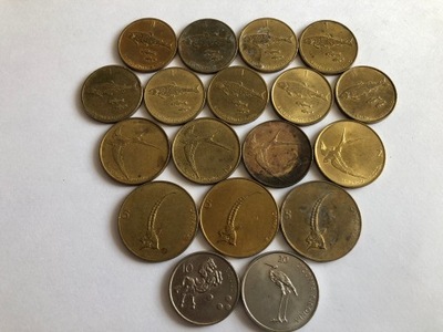 B31 Słowenia - zestaw 18 monet bez powtórek